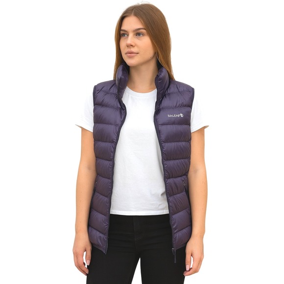 BALEAF Puffer Vest Womens Small Purple Lightweight Sleeveless Jacket sz S - Picture 1 of 7